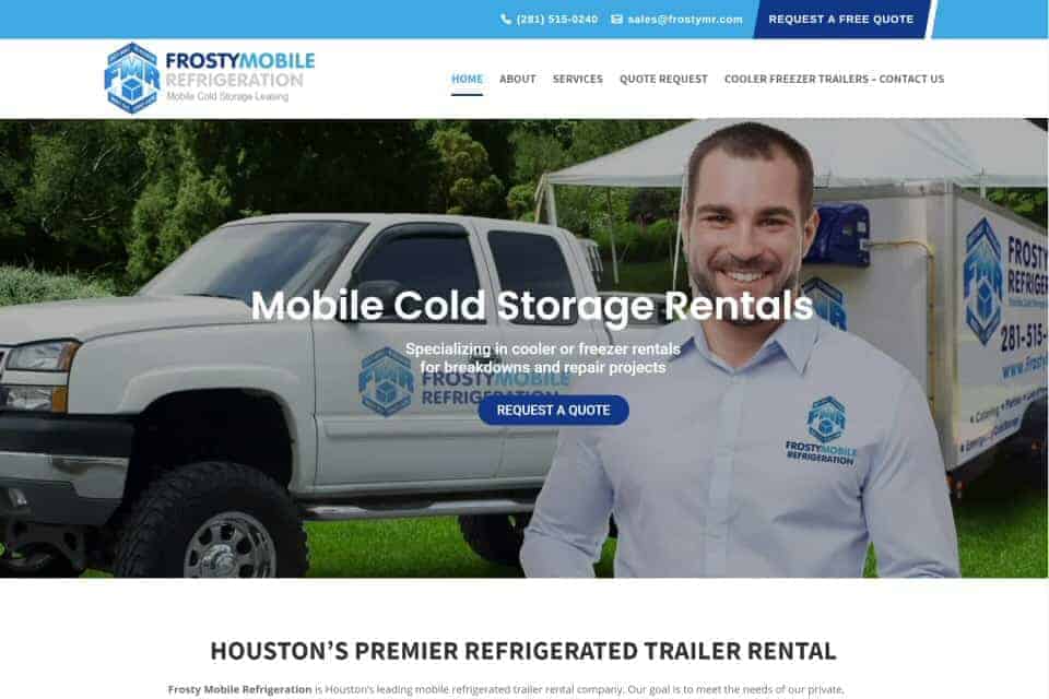 Frosty Mobile Refrigeration by DErrico Financial Services