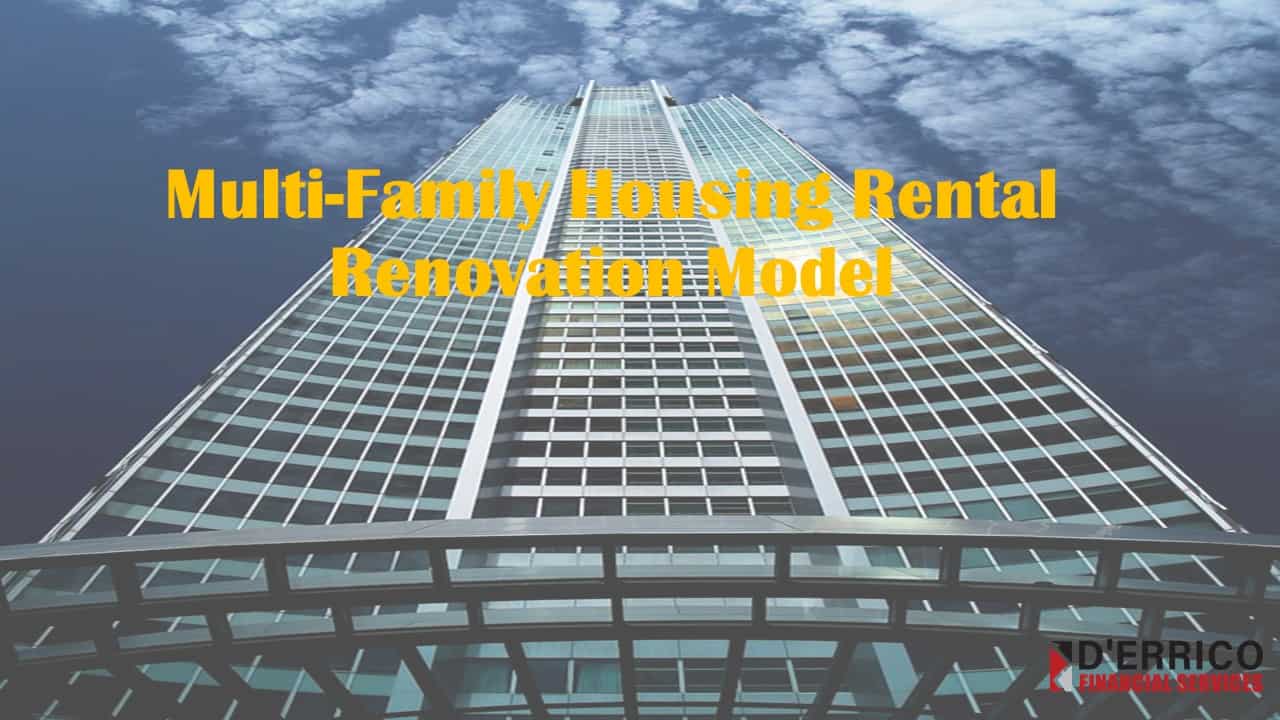 Multi-Family Housing Rental Renovation Model Template - terms and conditions