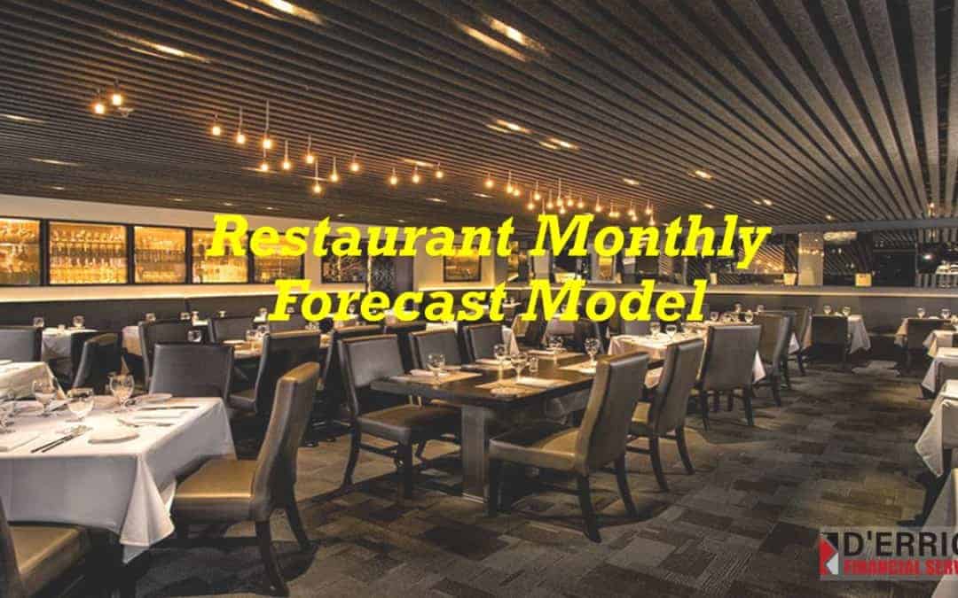 Restaurant Monthly Forecast Model Template