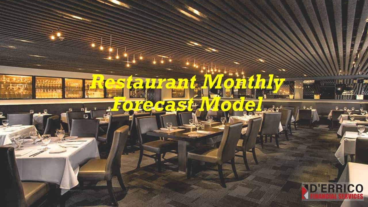 Restaurant Monthly Forecast Model Template - terms and conditions
